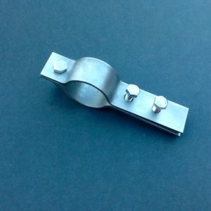 Stainless Steel Pipe Support Bracket 44mm Diameter Port / 25mm X 3mm