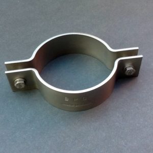 80mm Diameter Pipe Clamp 316 Stainless Steel 30mm Banding C4829Q