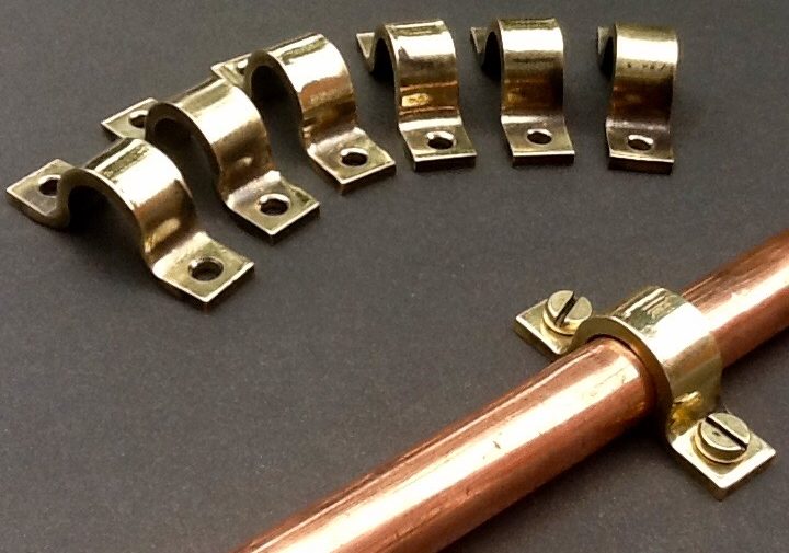 Brass Pipe Clamps And Brackets